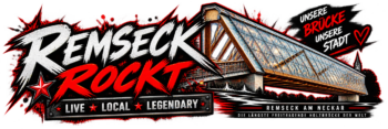 REMSECK ROCKT Logo mit Remsecker Brücke